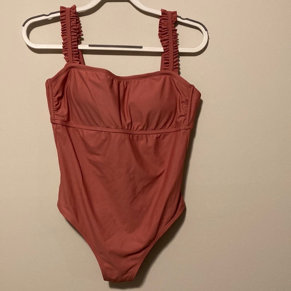 Kona Sol womens muave one piece swimsuit